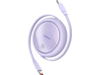 Baseus Free2draw Usb-C To Usb-C Cable, Pd, 100W, 1M (Purple)