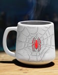 Spider-Man Mugg med Logo och Spindelnät Mönster - Marvel Licensierad