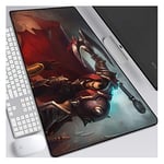 Extra Large Gaming Mouse Pad Gamer Top Noxus K 900x400x4mm(XXL) Computer Mousepad Anti-slip Natural Rubber Gaming Mouse Mat,for CS GO WOW OW LOL
