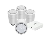 Immax NEO 07732C-SET 4x termostaattipää + BRIDGE PRO v3 2xAA/3V Wi-Fi Tuya