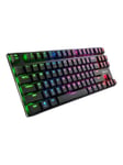 Sharkoon PureWriter TKL RGB - Kailh Red - UK - Gaming Keyboard - Utan numpad - Engelska - Storbritannien - Svart