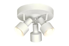 FERDINAND takspot 3:a rund, vit - Aneta Lighting