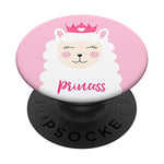 Pink Llama Pop Mount Socket Cute Girly Alpaca PopSockets Swappable PopGrip