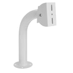 sourcing map CCTV Camera Mount - J-shape Outdoor Camera Mounting Bracket 295mm Height Iron White for Camera Home Surveillance System