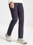 Craghoppers Kiwi Pro II Short Length Walking Trousers - Navy, Navy, Size 20, Women