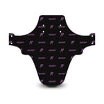 Reaper Accessories Easy-fit Front Mountain Bike Mud Guard Cycle Cycling Fender - Fits 24", 26" & 27.5" - Reaper Logo Pattern Black & Purple