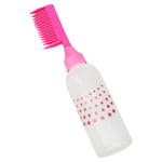 5x Hair Dye Comb Bottles Root Comb Color Applicators Dye Dispensing Pink SLS