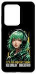 Galaxy S20 Ultra Anime Girl With Headphones Case