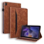 Samsung Galaxy Tab A8 10.5 2021 premium plånboksfodral - Brunt
