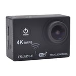 Triacle actionkamera 4 K, sort