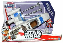 Star Wars Galactic Heroes X-Wing Fighter with Poe Dameron Toy Figure