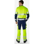 HiVis Gröna stretchbyxor klass