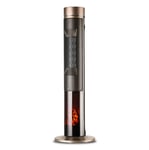 zhicheng shop Tower Electric Heater Patio Heater with Remote Control, Outdoor and Indoor Use, PTC Ceramic Heating Element, 12 Hours Timer, 3 Heating Levels Standing Heater