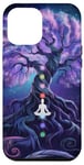 Chakra Méditation Arbre Nature Univers Éléments Coque pour iPhone 12 Pro Max