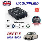 cablesnthings VW Beetle Series (1999-2008) Bluetooth Hands Free Phone AUX Input MP3 USB 1.0A Charger Module 8PN