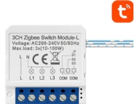 Avatto LZWSM16-W3 ZigBee smart samlingsskenekontakt utan TUYA-neutral