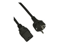 Akyga Pro Series - Strömkabel - Power Cee 7/7 (Hona) Till Iec 60320 C19 - 250 V - 16 A - 1.8 M - Svart
