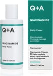 Q+A Niacinamide Daily Toner: Advanced Facial Toner for Reducing Breakouts, Clear