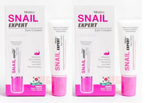 2 x Mistine SNAIL EXPERT Eye Cream Anti-Dark Circle Anti-Aging Wrinkle 10g