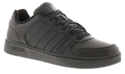 K-Swiss Mens Trainers Court Palisades Leather Lace Up black UK Size