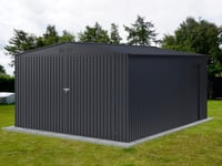 Metal garage 3.8x4.2x2.32 m ProShed Metal shed®, Anthracite