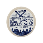 Van Der Lovett Hair, Body & Beard Shampoo Soap Bar Dutch Blue (60 g)