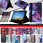 For Various 8" Huawei Mediapad Tablet - Smart Stand Leather Cover Case + Stylus