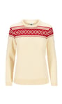 Dale Of Norway Cortina Heron Crew Neck W's Offwhite/Red
