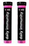 2 x Tonic Daily Immunity Tubes. 20 Effervescent Vitamins + Minerals Tablets.
