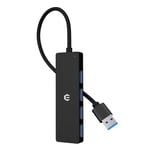 OOTDAY USB C Hub LAN, Adaptateur multiport 4 en 1 USB C avec Transfert Rapide de données, Extension USB 3.0 USB Compatible avec Les Ordinateurs de Bureau