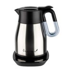 Vektra VEK-1204 Vacuum Insulated Easy Pour Cordless Kettle with Variable Temperature Control and Digital Display, 1.2 Litre, Stainless Steel