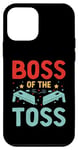 Coque pour iPhone 12 mini Boss Of The Toss Cornhole Sac poire à lancer de maïs