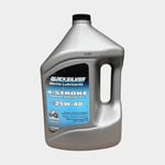 Quicksilver Mineralolja till 4-takt inom- & utombordare 4-Stroke Marine Engine Oil 25W-40, för bensin- dieselmotorer, NMMA FC-W, 4 liter