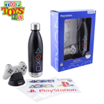 Playstation Gift Set with Icons Light, Stickers, and 680ml  Bottle