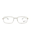 Ray-Ban Glasses Frames RX 8414 2531 Light Brown Gloss Mens 55mm Metal - One Size