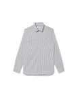 Lacoste Men's Ch0205 Woven Shirts, White/Black, 44