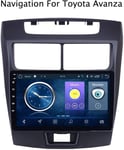 YIJIAREN GPS Navigation Car Stereo HD Touchscreen MP5 Player Car Sat Nav Gps Navigation System Satellite Navigator, For Toyota Avanza 2010-2016