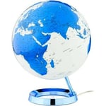 Globus med Lys Atmosphere Ø 30 cm Blå Plastik