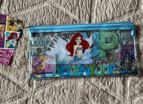 Disney Princess Ariel Filled Pencil Case With Rubber & Pencil BNWT Stocking Fill