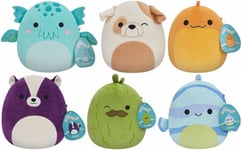 Full Set of 6 - Official Kellytoy 19cm / 7.5" Squishmallows Phase 16 Squad A