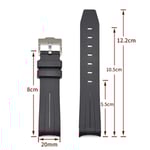 Byte av klockarmband för Rolex Submariner-serien 22 mm