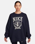 Nike Sportswear Women's Oversized Fleece Crew-Neck Sweatshirt