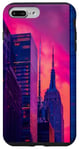 iPhone 7 Plus/8 Plus Bold color minimal new york city architecture landmark Case