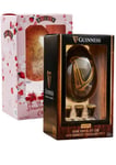 Luxury Guinness Easter Egg With Baileys Strawberries and Cream Easter Egg - Large Dark Chocolate Chocolate - White Strawberry - Easter Egg Bundle (Strawberry Cream & Guinness)
