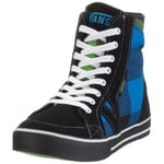 Vans Tory Chaussures de Sport pour Femme - Noir - Noir Buffplaid Black Blue, 34.5 EU