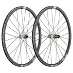 DT Swiss GR 1600 Spline 25 Clincher Gravel Boost Wheelset 700c Black Sram XDR Front Axle 12 x 110 Rear 148 (Boost) Centerlock Pair Speed
