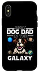 Coque pour iPhone X/XS Best Dog Dad In The Galaxy Brittany Dog Puppy Dogs Lovers