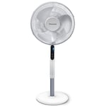 Honeywell Advanced QuietSet 40W 5 Speed 40cm Oscillating Pedestal Fan White - HSF600W - Return Unit - (Used) Grade B