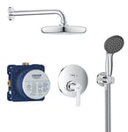 GROHE Get | Badarmaturen - Duschsystem Unterputz mit Vitalio Start 210 | chrom | 25220001