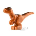 LEGO Animals Mini Figure - Baby Raptor Dinosaur - Dark Orange